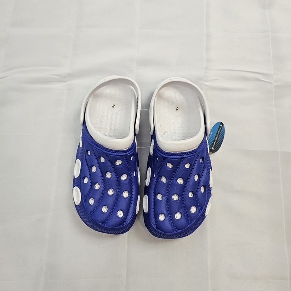 NWT, Men's Clogs 2 Tone Blue White Size 7-12 - Picture 2 of 13